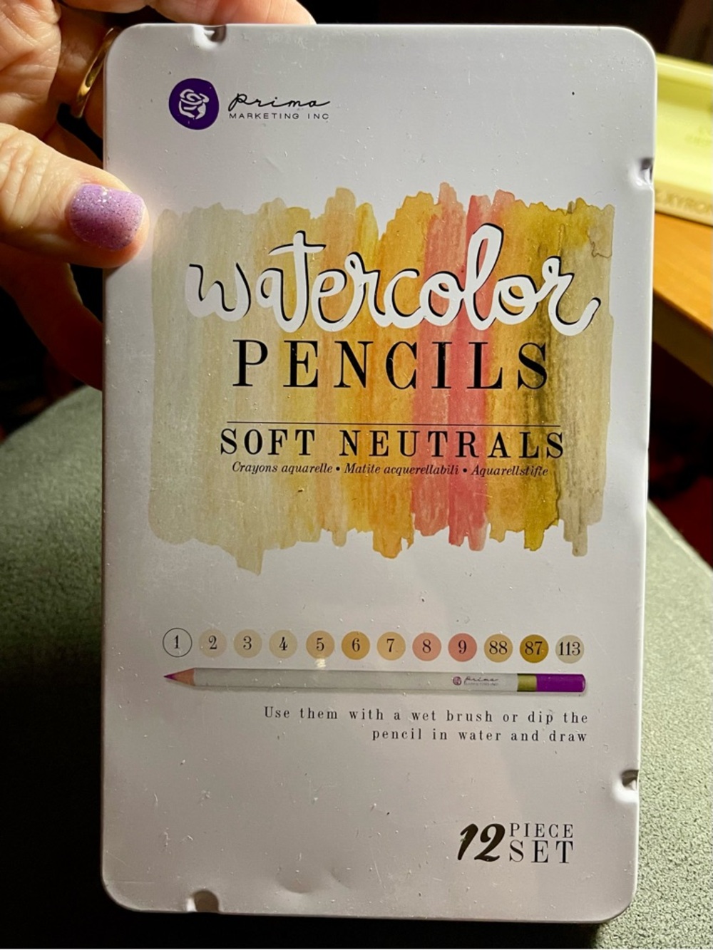 PRIMA Watercolor Pencils - Soft Neutrals (12 Piece)